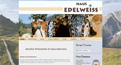 Desktop Screenshot of edelweiss-ramsau.at